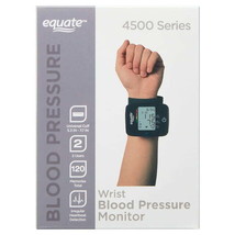 Equate 4500 Series Wrist Blood Pressure Monitor - blood pressure and heartbeat. - £25.34 GBP