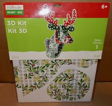 Christmas Reindeer 3D Craft Kit 4pc Large Creatology Double Walled Paper... - £7.63 GBP