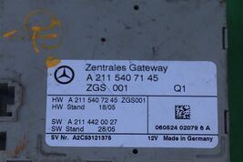 Mercedes Zentrales Central Gateway Control Module Relay A2115407145 image 2