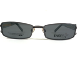 EasyFlip Gafas Monturas MOD P6076 20 Gris Verde Con Clip On Lentes 51-18... - $55.57