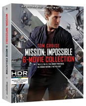 Mission: Impossible 6-Movie Collection (4K UHD + Blu-ray + Digital) - £123.87 GBP