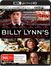 Billy Lynn&#39;s Long Half Time Walk 4K UHD Blu-ray / Blu-ray | Region Free - £16.96 GBP