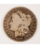 1890-CC Silver Morgan Dollar in Good Condition, VG IN Wear, Minor Rim Da... - $4,017.32 MXN