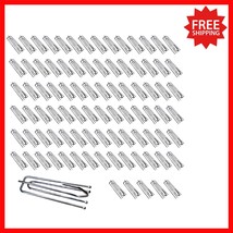 Rust-Resistant 90PCS Curtain Pleat Hooks - Stainless Steel &amp; Tool-Free S... - $618.88 MXN