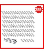 Rust-Resistant 90PCS Curtain Pleat Hooks - Stainless Steel &amp; Tool-Free S... - $609.43 MXN