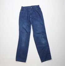 Vtg 80s 90s Streetwear Womens 13 / 14 Distressed Striped Straight Leg Je... - $541.73 MXN