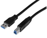 StarTech.com 2m 6 ft Certified SuperSpeed USB 3.0 A to B Cable Cord - US... - $22.85