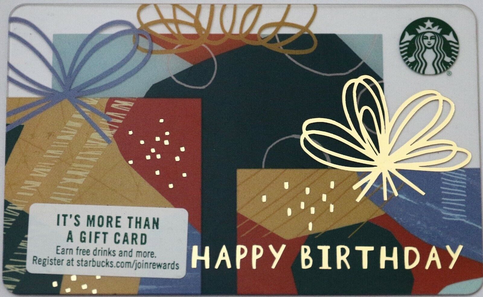 Primary image for Starbucks Gift Card 2018 Happy Birthday New