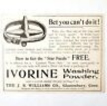 1897 Ivorine Soap Star Puzzle Gift Advertisement Victorian Detergent ADB... - $367.67 MXN