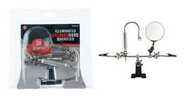 Third Hand Soldering Stand Holder With Light Magnifier Helping Station Tool - £14.23 GBP