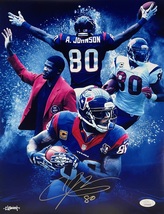 ANDRE JOHNSON Autographed SIGNED Houston TEXANS 11x14 PHOTO JSA CERTIFIED  - $119.99