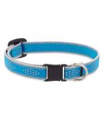 Lupine Reflective Cat Safety Collar with Bell 1/2&quot; Wide Green Diamond Ad... - €23,57 EUR