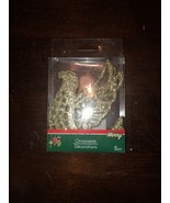 Christmas House Ornaments Gold Dove Glitter 5 count pack - $10.77