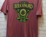 Flying Saucer Draught restaurant Raleigh NC L Beer KNURD XXI  t-shirt me... - $14.84