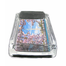 Washington D.C. D1 Glass Square Ashtray 4&quot; x 3&quot; Smoking Cigarette Bar - £39.52 GBP