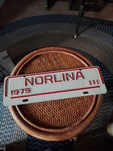 Vintage NORLINA 1975 in North Carolina LICENSE PLATE Tag #599 (12x3.5) U... - $39.99