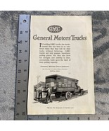 GMC General Motors Trucks Ad Inter-City Hauling National Geographic May 1920 - $7.69