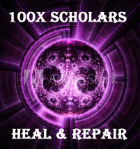 100X 7 Scholars Work Heal &amp; Repair Heal Et Reparare Extreme Magick Ring Pendant - £78.45 GBP