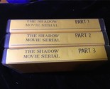 VHS The Shadow (Movie Serial) 1938 Victor Jory, Veda Ann Borg, Roger Moore - £7.08 GBP