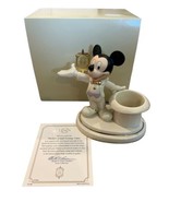 Lenox Disney Mickey’s Grand Evening Votive Candle Holder Figurine COA - £36.76 GBP