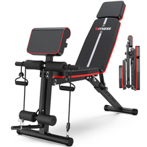 Weight Bench Adjustable Foldable Strength Training Full Body Workout Inc... - $3,294.20 MXN