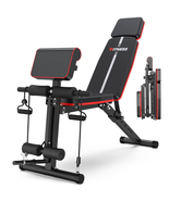 Weight Bench Adjustable Foldable Strength Training Full Body Workout Inc... - $3,294.20 MXN
