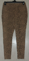 Excellent Womens Chico&#39;s Super Soft Knit Leopard Pull On Legging Size 1R (8R) - £25.64 GBP