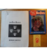 Beatles 3pc Collection 2003 3d Cover Magazine + Ticket Stub + Memories C... - $34.27 CAD