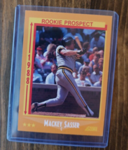 Mackey Sasser 1988 Score Rookie Prospect #642 Pirates - £1.37 GBP