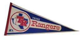 Vintage Texas Rangers Pennant MLB - TR Logo - 1980&#39;s - £12.37 GBP