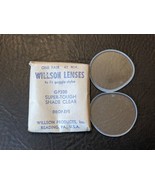 Vintage Willson 2 de Rechange Goutte Eye Sécurité Verre Soudure Teinté C... - $26.77