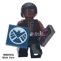 Agent Nick Fury in Captain Marvel Movie Single Sale Minifigures Block Toy - £2.51 GBP