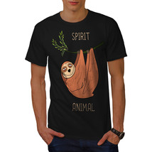 Sloth Spirit Animal Shirt Cute Men T-shirt - £9.71 GBP