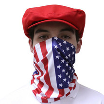BUY 2 Get 2 free. US Flag Face Sun Mask Neck Gaiter Balaclava Headwear B... - £6.04 GBP