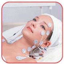 Circular Massage Pads 3.5 Cm (4) Wired Electrodes Microcurrent Facial Toning - $7.99