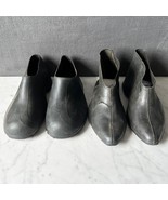 Vintage Rubber Shoe+Boot Covers Flexible Slip On Rain Covers - Men&#39;s Siz... - $19.42 CAD