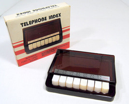 Telephone Index Automatic Push-n-Open System Vintage Mid Century Modern - £11.35 GBP