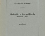 Clarion Clay of Hope and Lincoln Furnace Fields, Ohio by Wilber Stout - $9.99