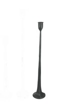 Scratch &amp; Dent Set of 2 Mid-Century Modern Style Forged Iron Taper Candle Holder - £39.68 GBP