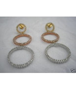 3.13 ct Diamond Chandelier 14kt gold Earrings $7535 app - £1,081.72 GBP