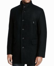 Cole Haan Melton 3-in-1 Top Coat In Black Wool | Size Medium - £173.88 GBP