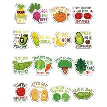 16Pcs Funny Fridge Magnets Veggie And Fruit Puns Cute Magnets Vegetables Refrige - £17.95 GBP