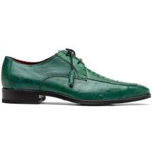 Andretti Genuine Ostrich Leg Dress Derby's Shoes Lemon Green image 2
