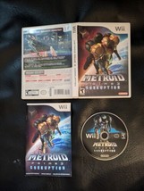 Metroid Prime 3 Corruption Nintendo Wii Manuell Disk Schutzhülle Komplett - £10.93 GBP