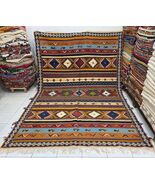 Handwoven Glaoui Wool Rug: Authentic Moroccan Berber Design (216cm/325cm) - $1,500.00