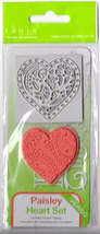 Tonic Studios. Paisley Heart Stamp &amp; Die Set. - $6.00