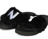 New Women Faux Fur NY - new York Open Toe Slip On Footbed Slide -17849 B... - $9.94