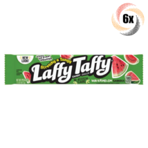 6x Bars Laffy Taffy Watermelon Stretchy &amp; Tangy Candy | 1.5oz | Fast Shipping - £14.48 GBP