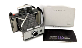 Vintage 1967 Polaroid Automatic 250 Land Camera with Case and manuals - £11.89 GBP