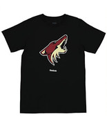 Reebok Men s Jersey Crest Tee Arizona Coyotes Short Sleeve T-Shirt, Blac... - £7.77 GBP